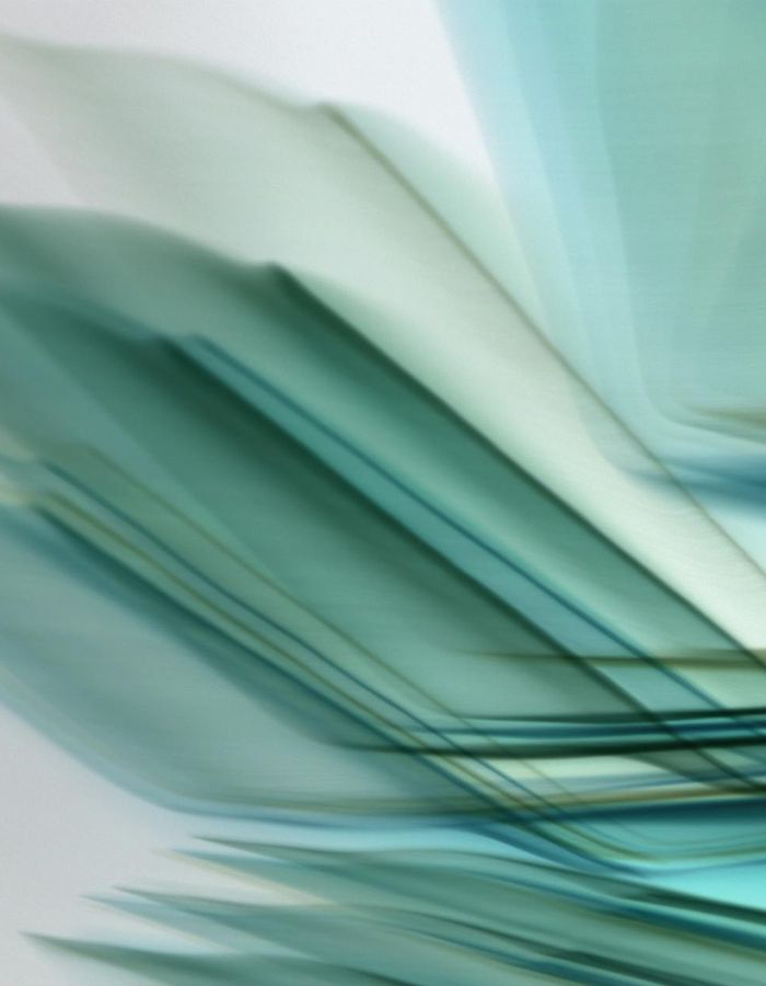Glowing green abstract shape suggesting smooth joint movement